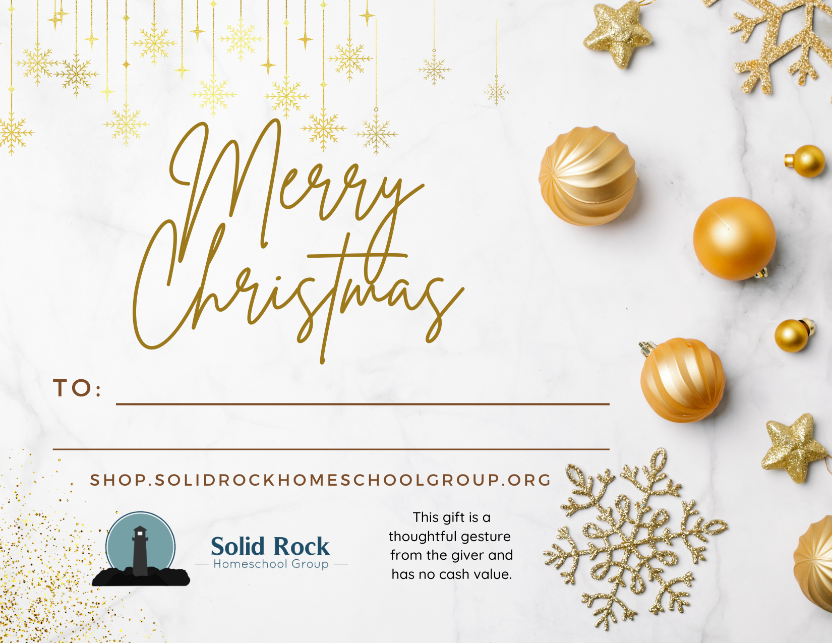 Image of the printable Merry Christmas gift.