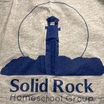 Solid Rock shirt printed with a single color.